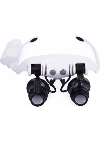 2x Kafa Bandı LED Büyütme Cam Kafa Işık Lambası Mikroskobu Takı Onarımı (Yurt Dışından) fırsatları