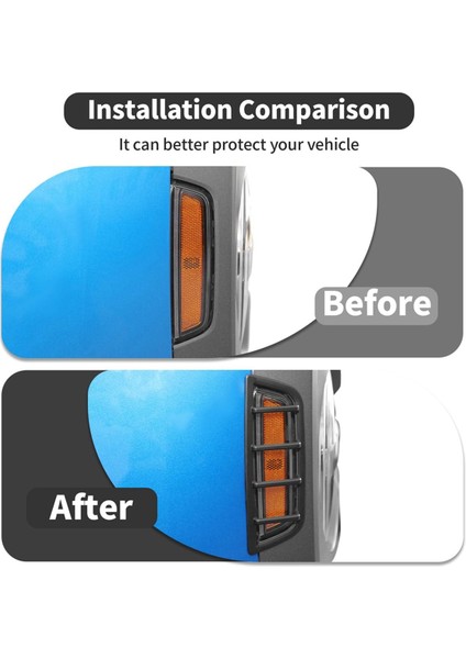 Ford Bronco Için Ön Turning Light Lamba Taraf Uyarı Lamba Çerçevesi Kapak 2021-2024 Dış Aksesuarlar (Yurt Dışından) fiyatları