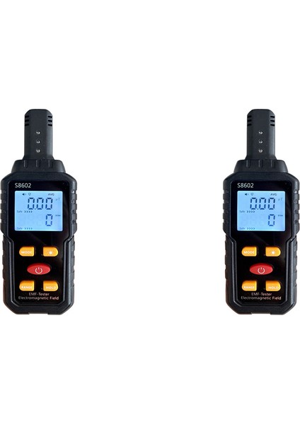 2x 3&#39;ü Radyasyon Dozimetre Sayacı Geiger Emf Metre Otomatik Alarm Gerçek Zamanlı Ölçü Radyasyon Dedektörü Test Cihazı (Yurt Dışından)