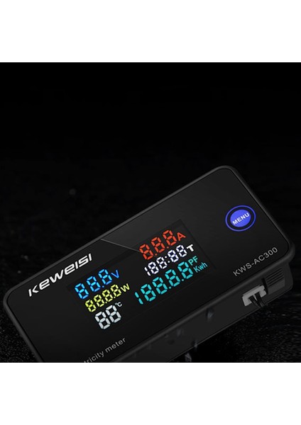 Keweisi, KWS-AC300 Dijital Voltmetre Ac 50-300V Voltaj 45-65Hz Güç Enerji Ölçer LED Wattmetre 0-100A Detektörü C (Yurt Dışından) fiyatları