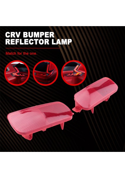 Honda Crv Cr-V 2001-2007 33505-S9A-003 Için 2pcs Araba Arka Tampon Reflektör Lambası (Yurt Dışından) indirimleri
