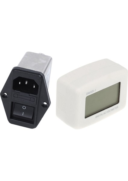 2 Pcs Aksesuarlar: 1 Pc Lader Lug Terminalleri Iec 320 C14 Emı Filtresi ve 1 Pcs Dm 55-1 LCD Dijital Voltmetre Abd Fişi (Yurt Dışından) fiyatları
