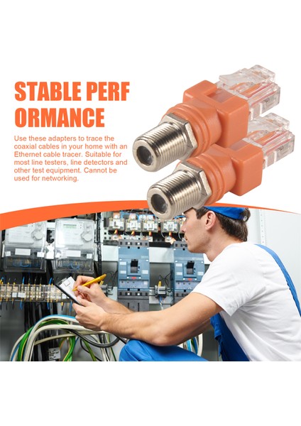 Ethernet Adaptörüne Koaksiyel, 4 Paket Coax Rf F Dişi - RJ45 Erkek Dönüştürücü Için Çizgi Test Cihazı Için (Yurt Dışından) indirimleri