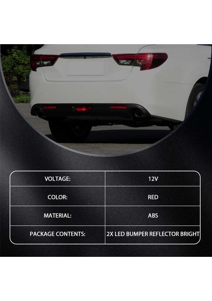 LED Tampon Reflektörü Toyota Için Parlak Kırmızı Lens Fren Lambaları Camry 2006-2014 (Yurt Dışından) fırsatları