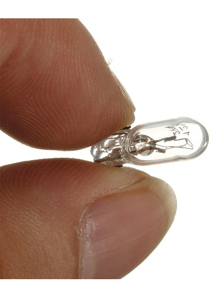 40X T5 286 12V 2W Ampul Lambaları Halojen Ampul Araç Enstrümanı, Sarı (Yurt Dışından) indirimleri