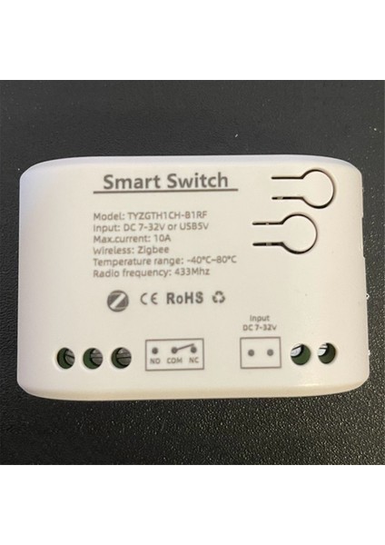 Tuya Smart Zigbee Switch Sıcaklık Sensörü Pasif Kuru Iletişim Zigbee Rölesi Ev Asistanı Dc 7-32V ile Çalışma (Yurt Dışından) fiyatları