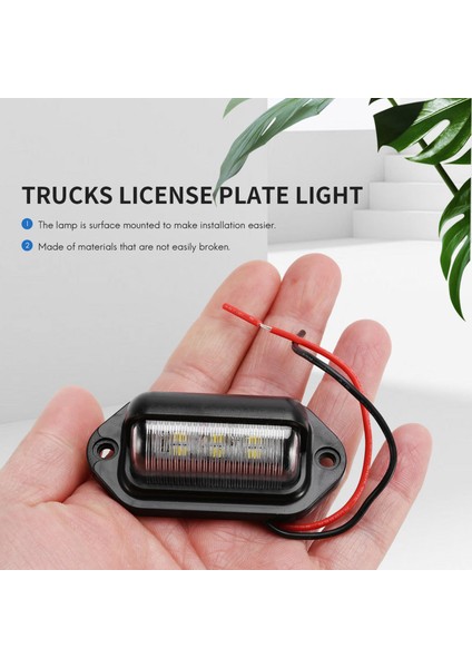 LED Plaka Işık Su Geçirmez Plaka Kuyruk Işığı Römorklar, Rv, Kamyonlar, Tekneler (Yurt Dışından) modelleri