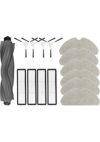 Dream Bot D10S / D10S Pro Robot Vakum Temizleyici Mop Pad Roller Ana Yan Fırça Hepa Filtre Yedek Parçalar Aksesuarları (Yurt Dışından)