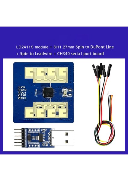 Yeni LD2411S Akıllı Ev 5V 50MA Yüksek Performans 24GHZ Hareket / Mini Hareket Insan Algılama Mesafesi Sensörü Modülü (Yurt Dışından) indirimleri