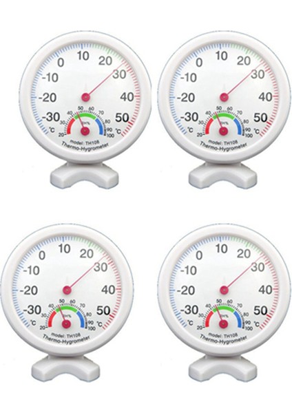 4x Higrometre Nem Termometre Sıcaklık/sıcaklık Ölçer (Yurt Dışından)