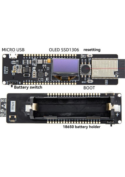 Ttgo T-Kontrolör ESP32 Organik Işık Yıkan Diyotlu Geliştirme Kurulu (Yurt Dışından) fiyatları