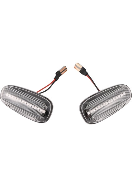 2pcs Araba Yan Işaretçi Işık LED Turn Sinyal Gösterge Lambası Opel Zafira A 99-05 Astra G 98-09 Beyaz (Yurt Dışından) modelleri