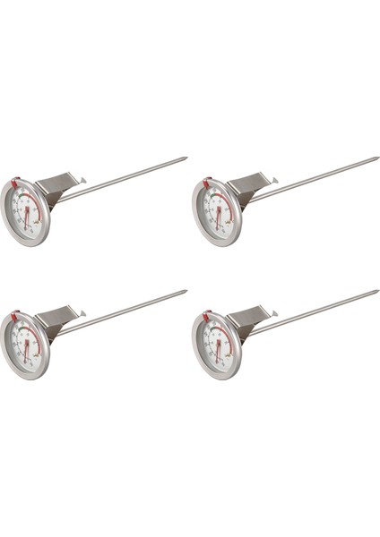 4x Handy 8 Inç Prob Derin Fry Eti Türkiye Termometresi Bbq Için 2 Inç Kadran Paslanmaz Çelik 50 ℉ -550 ℉ (1 Parça) (Yurt Dışından)
