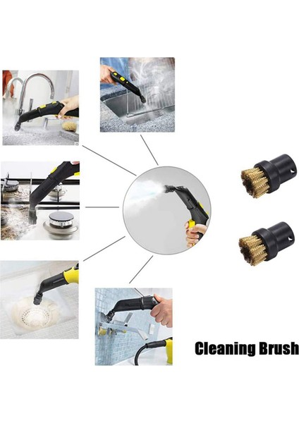 Karcher Buhar Temizleyicileri Için 4x Pirinç Tel Fırça Alet Nozülleri Sc1 Sc2 CTK10 Sc3 Sc4 Sc5 Sc7 Yedek Aksesuarlar (Yurt Dışından) fiyatları
