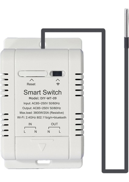 1m Sensör Ewelink Smart Wifi 20A Termostat Sıcaklık Anahtarı (Yurt Dışından) fırsatları