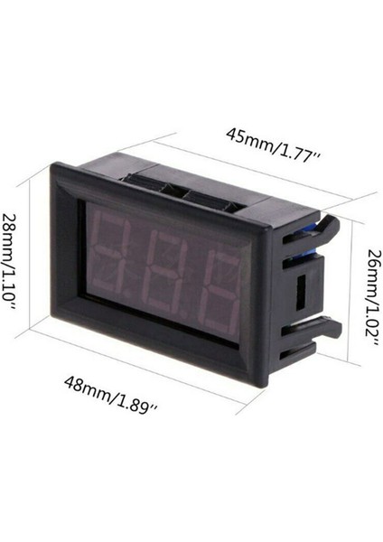 2x Dc 12V LED Dijital Ekran Termometresi -50- 110 Celsius Araç Metre Sıcaklık Aracı (Yurt Dışından) fiyatları