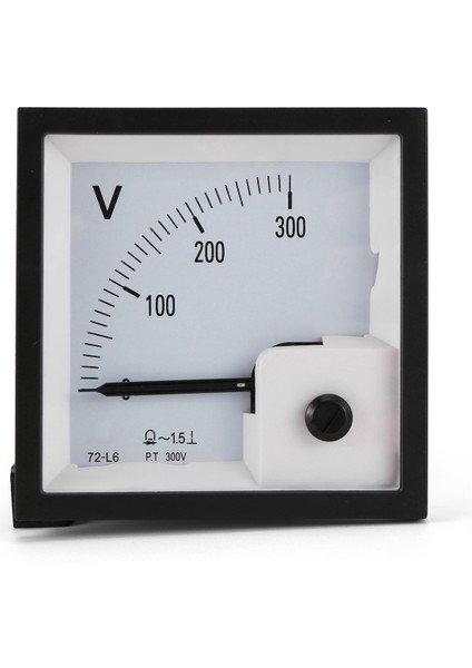 72-L6 Voltmetre 300V Işaretçi Tipi Voltaj Metre Mekanik Başlık Işaretçi Ölçer Jeneratör Set Parça (Yurt Dışından)