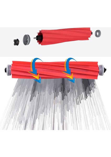 Roborock Q Revo/roborock Için Yedek Parçalar P10 Vakum Temizleyici Robot Aksesuarları, Ana Fırça, Yan Fırçalar, Hepa Filtre (Yurt Dışından) modelleri