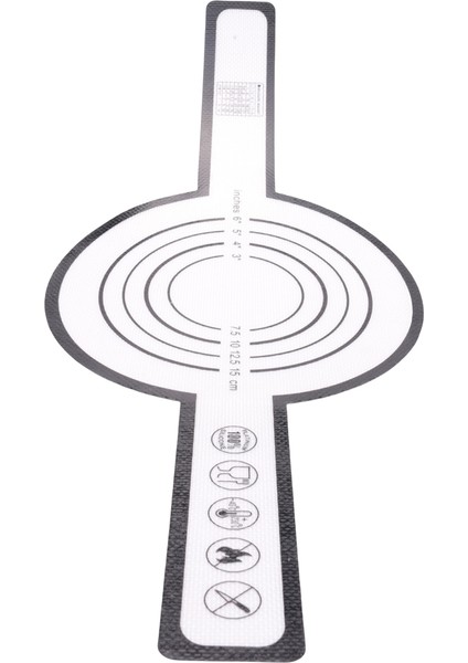 Hollandalı Fırın Için Silikon Pişirme Matlaması Ekmek Pişirme Uzun Saplı Yapışmaz Pişirme Mat 8.3inç Yeniden Kullanılabilir Çarpılar Siyah (Yurt Dışından) modelleri