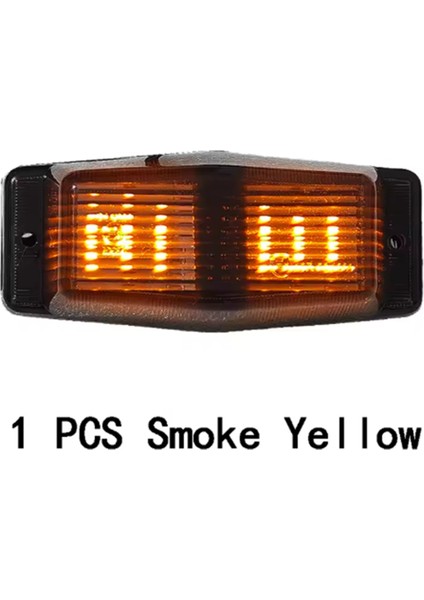 Scania Volvo Adam Benz Kamyon Kamyonu Için Füme Kehribar Ön Izgara Işık LED Işaret Lambası (Yurt Dışından) modelleri