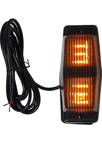 Scania Volvo Adam Benz Kamyon Kamyonu Için Füme Kehribar Ön Izgara Işık LED Işaret Lambası (Yurt Dışından) indirimleri