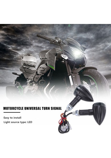 2 Adet Motosiklet Dönüş Sinyali 6led Gösterge Lokomotif Evrensel Dönüş Sinyali (Yurt Dışından) modelleri