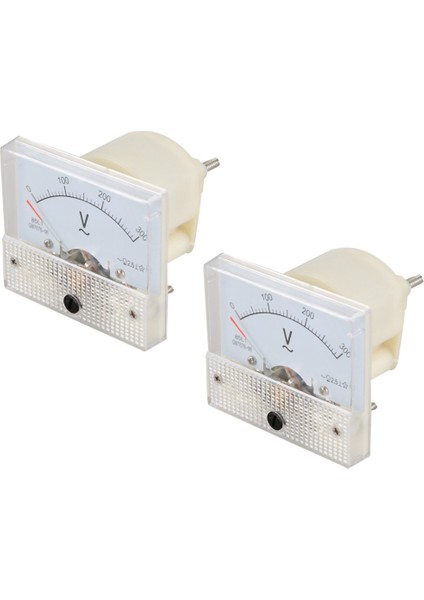 2x 85L1 Ac 0-300V Analog Iğne Paneli Ölçer Voltmetre (Yurt Dışından)