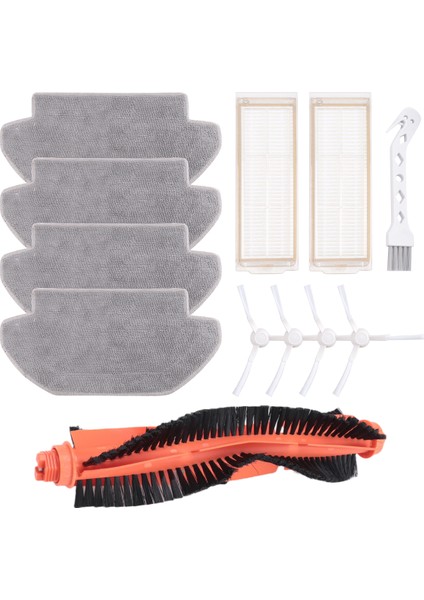 Xiaomi Mi Robot Vakum Mop 2s/mop Pro/mop P/robot Vakum S12/S10 EU/STYJ02YM Ana Yan Fırça Hepa Filtre Mop Kumaş (Yurt Dışından)