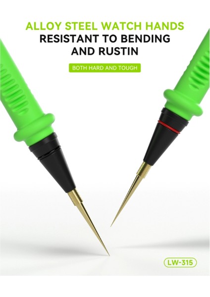 1000V 20A Superfine Multimetre Testi Kurşunlar Problar Silikon Test Kalemi Telini Değiştirilebilir Altın Kaplama Multimetre Probları (Yurt Dışından) fırsatları