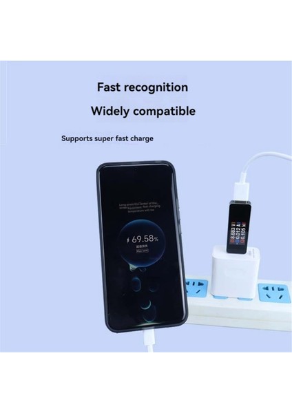 Itgz 3&#39;ü 1 Arada Voltaj Akım ve Güç Test Cihazı Metre 4-30V 0-3A 0-90W Hızlı Şarj Voltmetre Test Cihazı Usb-A (Yurt Dışından) fırsatları