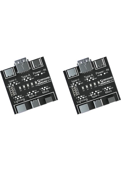 2x Dt3 Veri Kablo Algılama Kart Ios Için USB Kablo Test Cihazı Android Tip-C Kısa Devre Açma-Kapma Test Kartı Aracı (Yurt Dışından)