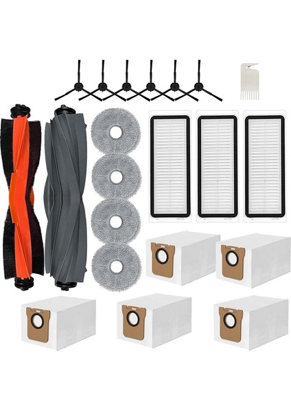 Dreame L20 Ultra / X20 Pro / X20 Pro Için Aksesuar Seti Plus Robot Vakum Süpürge Yedek Parçaları (Yurt Dışından)