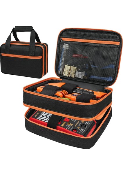 Seyahat Kılıfı Ac Devre Kesici Çıkış ve Elektrik Test Kiti, Dijital Multimetre Için Ev Test Merkezi Depolama Kapağı (Yurt Dışından) fiyatları