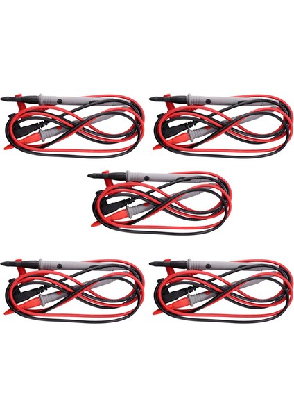 Voltmetre Için 5 Çift Kordon Test Cihazı Kablosu (Yurt Dışından)