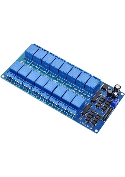 16 Kanal 12V Röle Modülü Optocoupler Düşük Seviyeli Tetikleyici Genişleme Kartı, Raspberry Pi Için (Yurt Dışından)