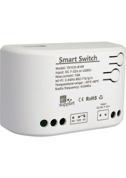 Ewelink Uygulaması Wifi Akıllı Sıcaklık Anahtarı 10A Izleme Termostat 1ch Wifi Röle Modülü Dc 7-32V (Yurt Dışından) fırsatları