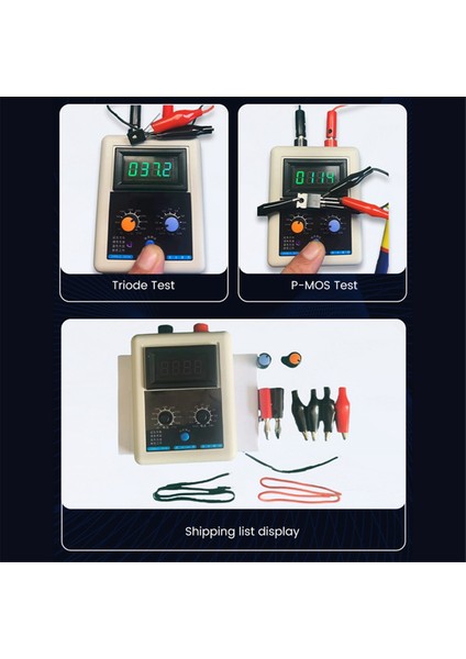 Igbt Voltaj Transistör Test Cihazı Diyot Mos Transistör LED Sayaç Voltaj Transistör Dayanak Voltaj Dc 50-3700V F W (Yurt Dışından) indirimleri