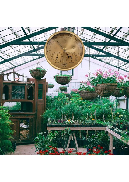 Ev, Duvar Dekoru, Bebek Odası, Balıkçılık (Altın) Için 3&#39;ü Dial Barometre Termometre Higometre (Yurt Dışından) fiyatları