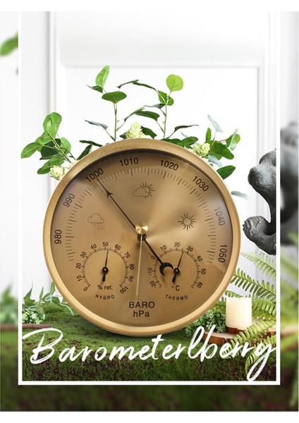 Ev, Duvar Dekoru, Bebek Odası, Balıkçılık (Altın) Için 3&#39;ü Dial Barometre Termometre Higometre (Yurt Dışından) modelleri