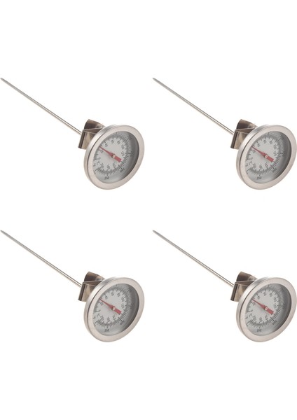 4x Termometre Gösterge Paslanmaz Çelik Yemek Yemekleri Için 200 Celsius (Yurt Dışından)