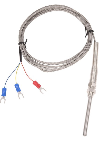 3x 0-400C PT100 Tip 5mm x 50MM Sıcaklık Kontrolör Termokupl Probu 2 Metre (Yurt Dışından) indirimleri