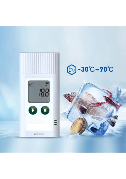 USB Sıcaklık Kaydedi Meyvesi Soğuk Depolama Soğuk Zincir Taşıma Sıcaklığı Logger Büyük Kapasite Veri Depolama (Yurt Dışından) indirimleri