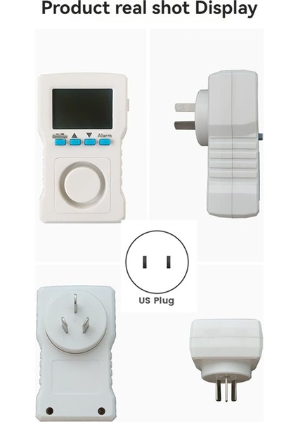Dijital Sıcaklık Test Cihazı Sıcaklık Izleme Test Cihazı Sıcaklık Monitörü Yüksek Doğruluk Abd Fişi B (Yurt Dışından) indirimleri