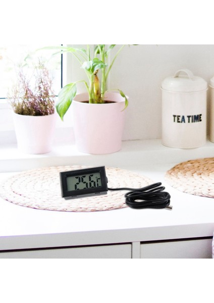 6x Yeni Dijital LCD Termometre Sıcaklık Gösterge Prob Sensörü -50 ° C Ila +110 ° C Aralık (Yurt Dışından) fiyatları