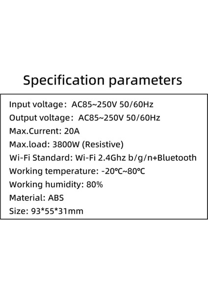 2m Sensör Ewelink Smart Wifi 20A Termostat Sıcaklık Anahtarı (Yurt Dışından)