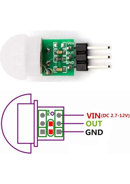 AM312 Pır Sensörü, 10 Paket Pır Hareket Sensörü Dış Mekan Mini Piroelektrik Kızılötesi Pır Insan Ir Sensör Modülü Gövdesi (Yurt Dışından) indirimleri