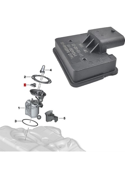 16138485646 Yakıt Basınç Sıcaklık Sensörü Sızıntı Teşhisi Modül Birimi Bmw X3 X4 X5 X6 X7 M5 M8 Z4 330I 530I 640I (Yurt Dışından) modelleri