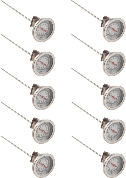 10X Termometre Gösterge Paslanmaz Çelik Yemek Yemekleri 200 Celsius (Yurt Dışından)