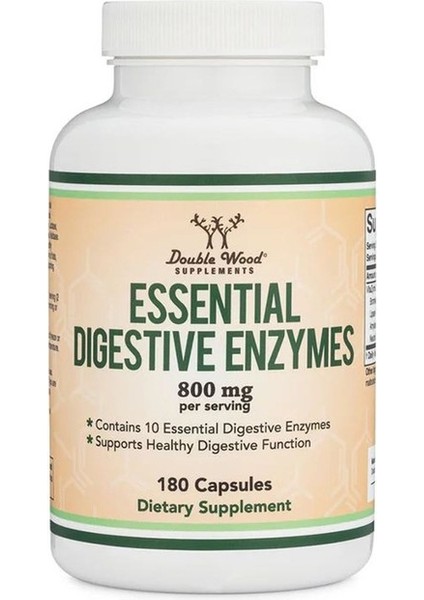 Essential Digestive Enzymes 800 Mg 180 Veg.kapsül.usa Menşei.dmmedicine'den