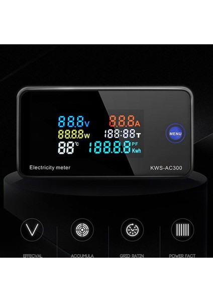 Ac 50-300V Voltmetre Ampermetre Kws Powers Enerji Ölçer LED Dijital Ac Wattmetre Elektrik Ölçer (Yurt Dışından) indirimleri